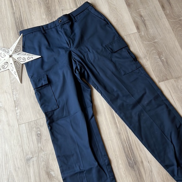 Aramark Pants Aramark Blue Adjusted Work Pants Men Size 36 X 32